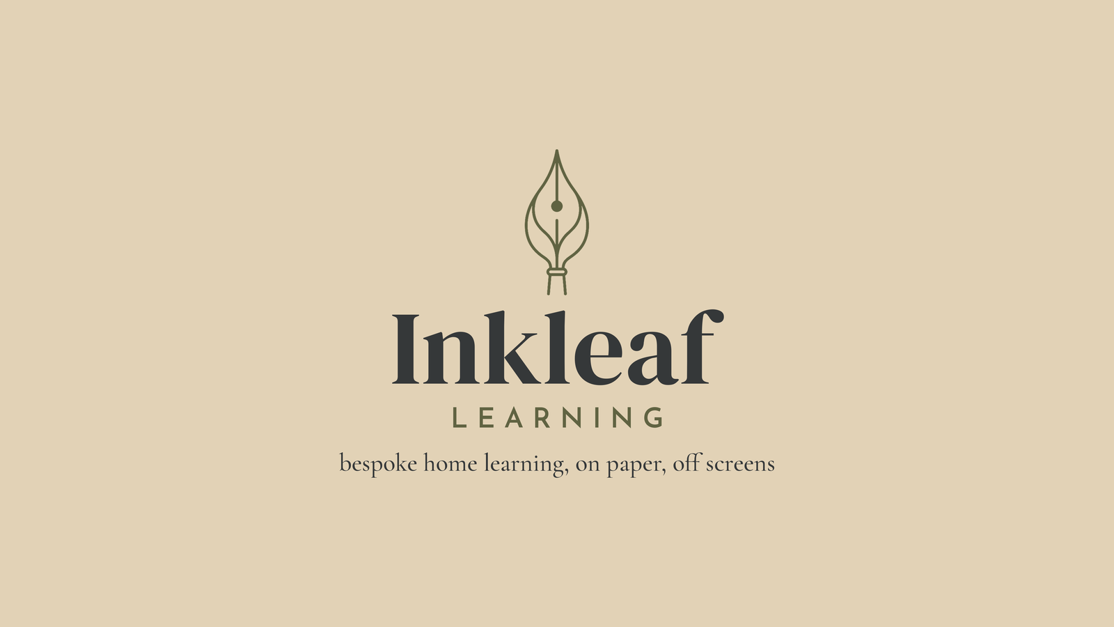 Inkleaf Learning: bespoke home learning, on paper, off screens